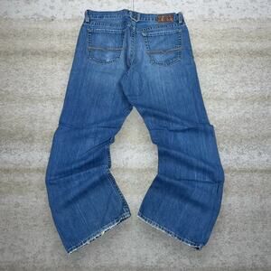 Vintage Y2K Lucky Brand Jeans 33x32 Bootcut Flared Fit Bell Bottoms Medium Wash